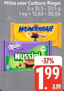 Edeka Milka oder Cadbury Riegel Angebot