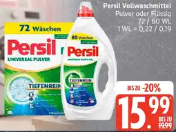 Edeka Persil Vollwaschmittel Angebot