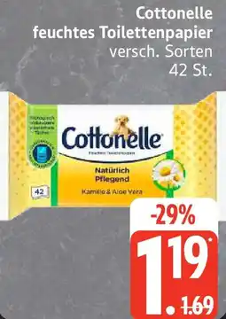Edeka Cottonelle feuchtes Toilettenpapier Angebot