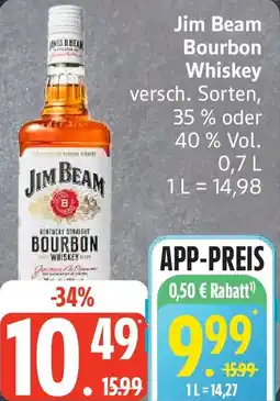 Edeka Jim Beam Bourbon Whiskey Angebot