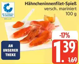 Edeka Hähncheninnenfilet-Spieẞ Angebot