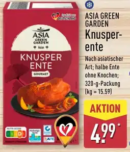 Aldi Nord ASIA GREEN GARDEN Knusperente Angebot