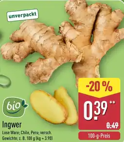 Aldi Nord Bio Ingwer Angebot