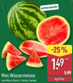 Aldi Nord Mini-Wassermelone Angebot