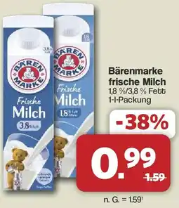 Famila Nord West Bärenmarke frische Milch Angebot