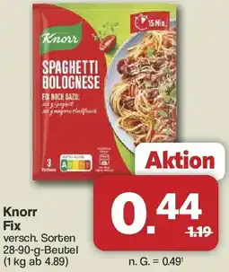 Famila Nord West Knorr Fix Angebot