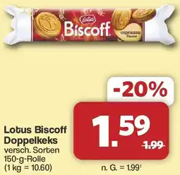 Famila Nord West Lotus Biscoff Doppelkeks Angebot