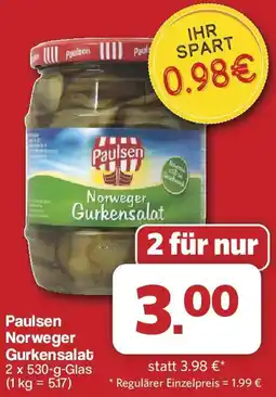 Famila Nord West Paulsen Norweger Gurkensalat Angebot