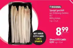 CITTI Markt Spargel geschält Angebot