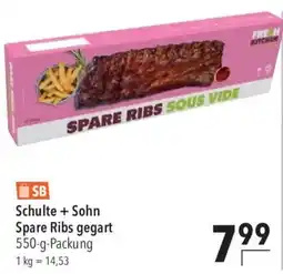 CITTI Markt Schulte + Sohn Spare Ribs gegart Angebot