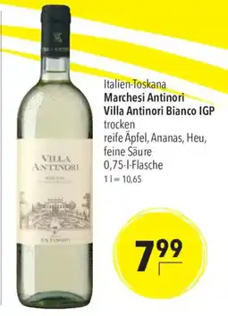 CITTI Markt Marchesi Antinori Villa Antinori Bianco IGP Angebot