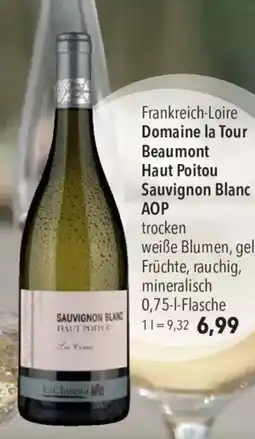 CITTI Markt Domaine la Tour Beaumont Haut Poitou Sauvignon Blanc AOP Angebot