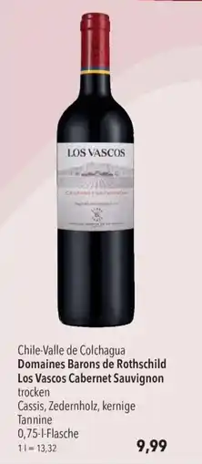 CITTI Markt Domaines Barons de Rothschild Los Vascos Cabernet Sauvignon Angebot