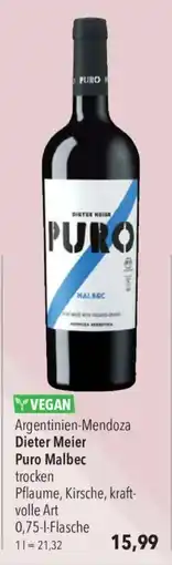 CITTI Markt Dieter Meier Puro Malbec Angebot
