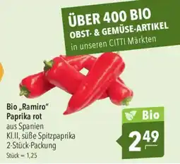 CITTI Markt Bio „Ramiro" Paprika rot Angebot