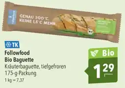 CITTI Markt Followfood Bio Baguette Angebot