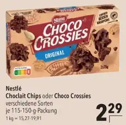 CITTI Markt Nestlé Choclait Chips oder Choco Crossies Angebot