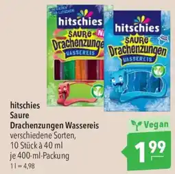 CITTI Markt hitschies Saure Drachenzungen Wassereis Angebot