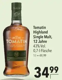 CITTI Markt Tomatin Highland Single Malt, 12 Jahre Angebot