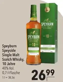 CITTI Markt Speyburn Speyside Single Malt Scotch Whisky, 10 Jahre Angebot