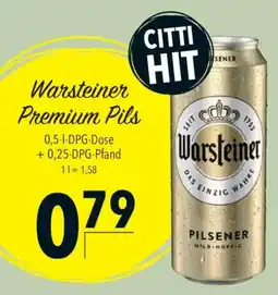CITTI Markt Warsteiner Premium Pils Angebot