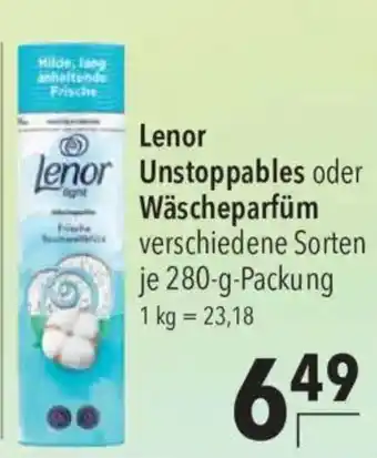 CITTI Markt Lenor Unstoppables oder Wäscheparfüm Angebot