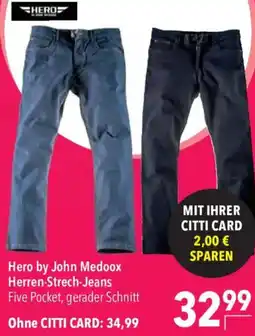 CITTI Markt Hero by John Medoox Herren-Strech-Jeans Angebot