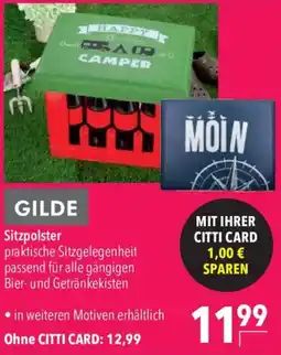 CITTI Markt GILDE Sitzpolster Angebot