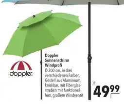 CITTI Markt Doppler Sonnenschirm Windprofi Angebot