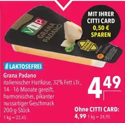 CITTI Markt Grana Padano Angebot