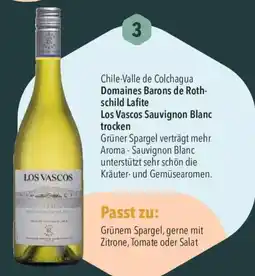 CITTI Markt Domaines Barons de Rothschild Lafite Los Vascos Sauvignon Blanc trocken Angebot
