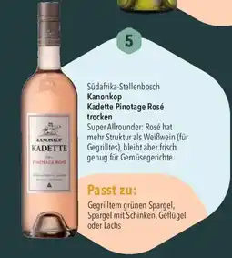 CITTI Markt Kanonkop Kadette Pinotage Rosé trocken Angebot