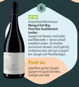 CITTI Markt Weingut Karl May Pinot Noir Qualitätswein trocken Angebot