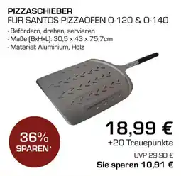 CITTI Markt Pizzaschieber für santos pizzaofen 0-120 & 0-140 Angebot