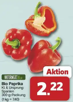 Famila Nord West NATURWERT Bio Paprika Angebot