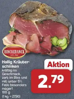 Famila Nord West BINCKEBANCK Hallig Kräuterschinken Angebot