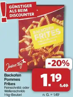 Famila Nord West Jeden Tag Backofen Pommes Frites Angebot