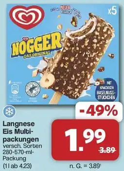 Famila Nord West Langnese Eis Multipackungen Angebot