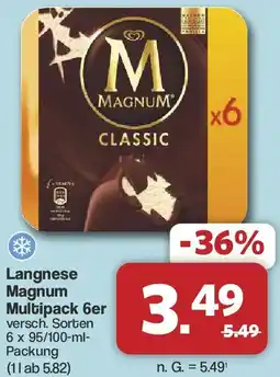 Famila Nord West Langnese Magnum Multipack 6er Angebot