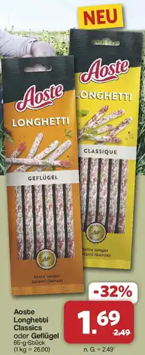 Famila Nord West Aoste Longhetti Classics oder Geflügel Angebot