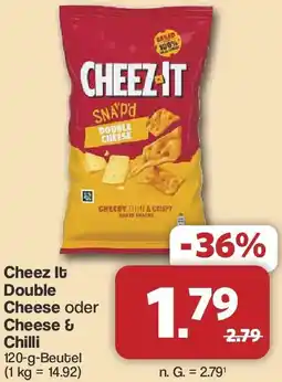 Famila Nord West Cheez It Double Cheese oder Cheese & Chilli Angebot