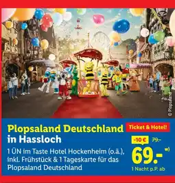Lidl Plopsaland deutschland in hassloch Angebot