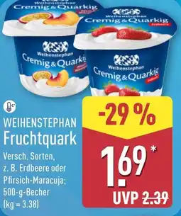 Aldi Nord WEIHENSTEPHAN Fruchtquark Angebot