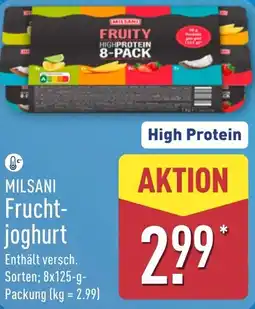 Aldi Nord MILSANI Fruchtjoghurt Angebot