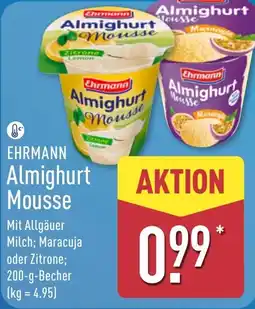 Aldi Nord EHRMANN Almighurt Mousse Angebot