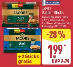 Aldi Nord JACOBS Kaffee-Sticks Angebot