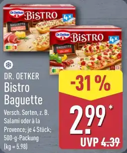 Aldi Nord DR. OETKER Bistro Baguette Angebot