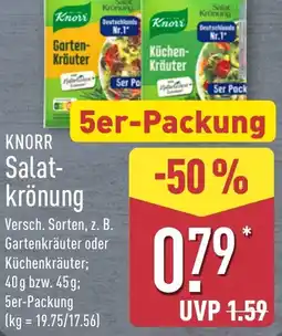 Aldi Nord KNORR Salatkrönung Angebot