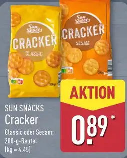 Aldi Nord SUN SNACKS Cracker Angebot