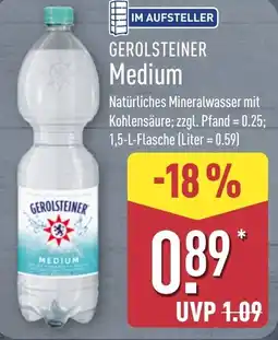 Aldi Nord GEROLSTEINER Medium Angebot